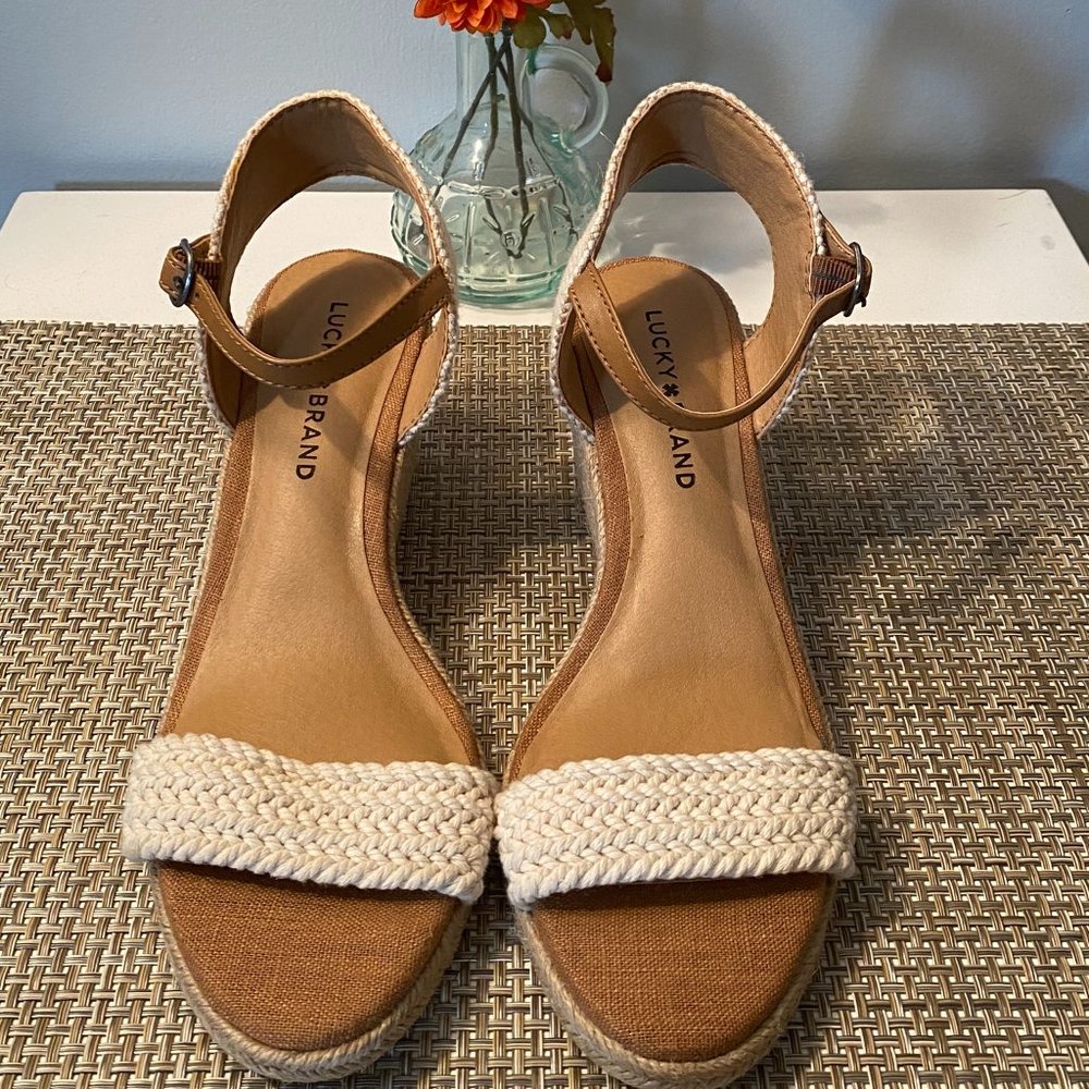 Lucky Brand Braided Wedge Heel